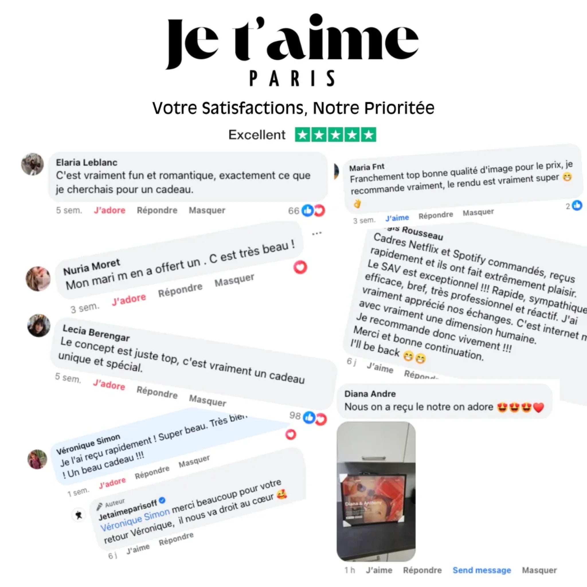 Votre satisfactions, notre prioritée