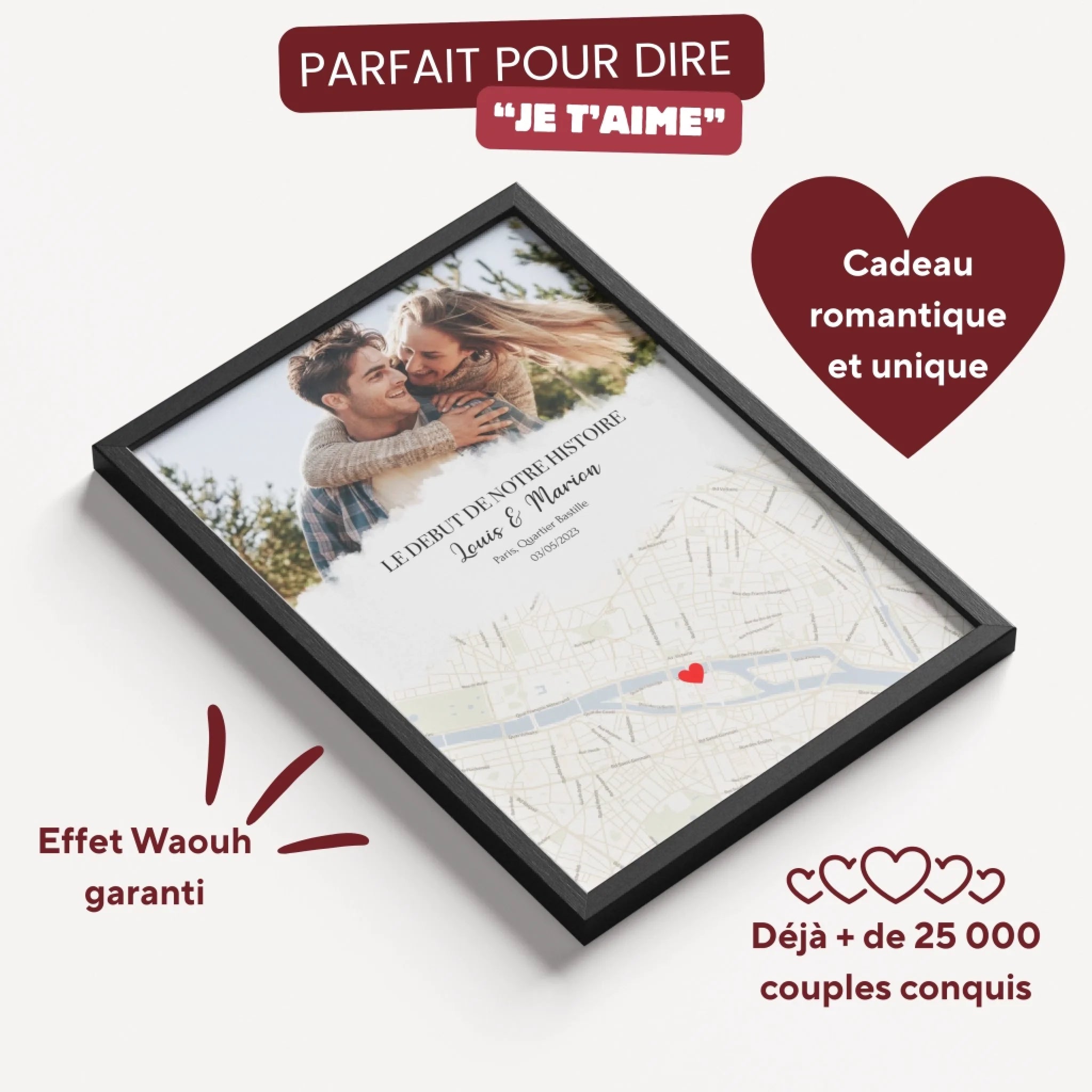 Notre Rencontre - Affiche personnalisée
