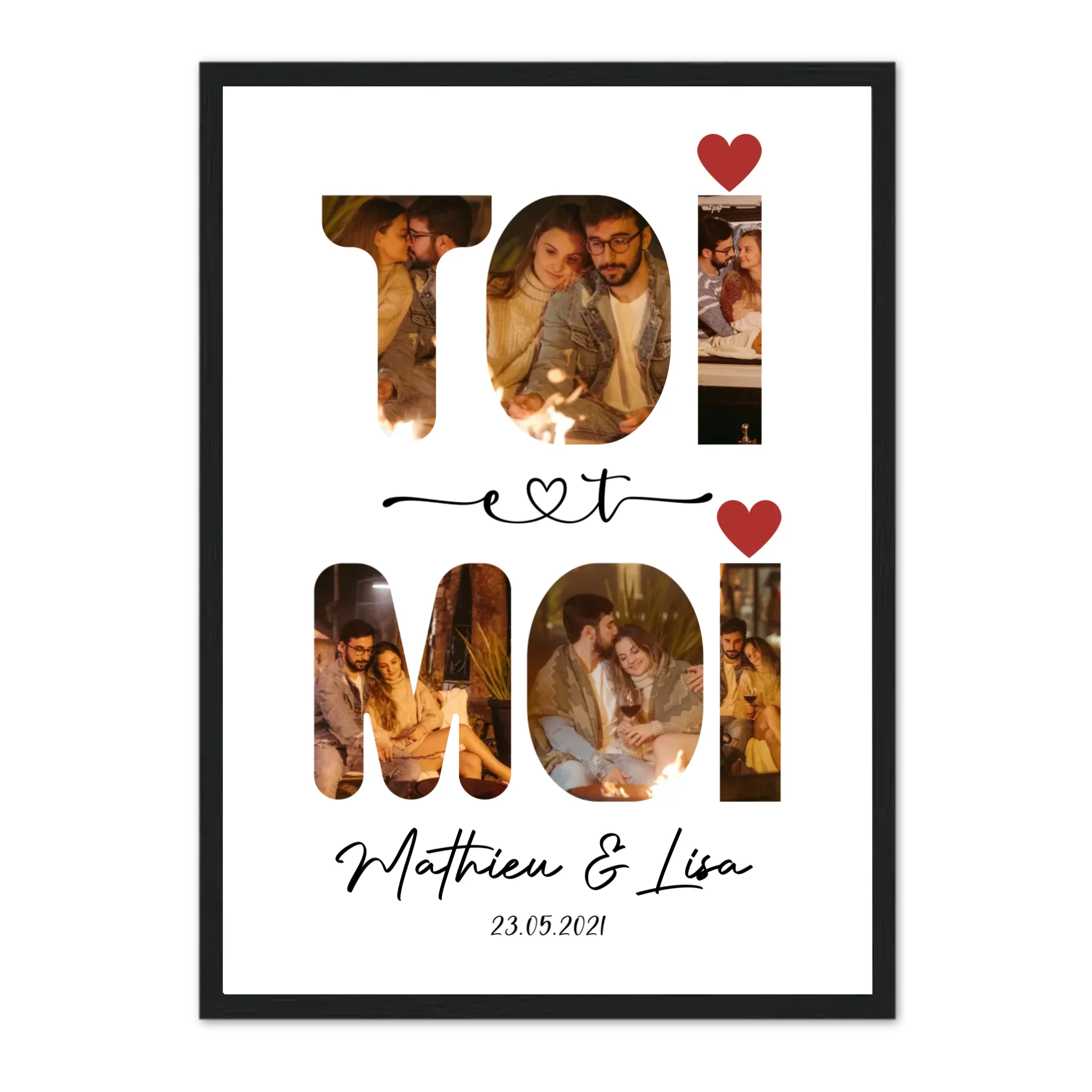 Toi & Moi - Affiche personnalisée