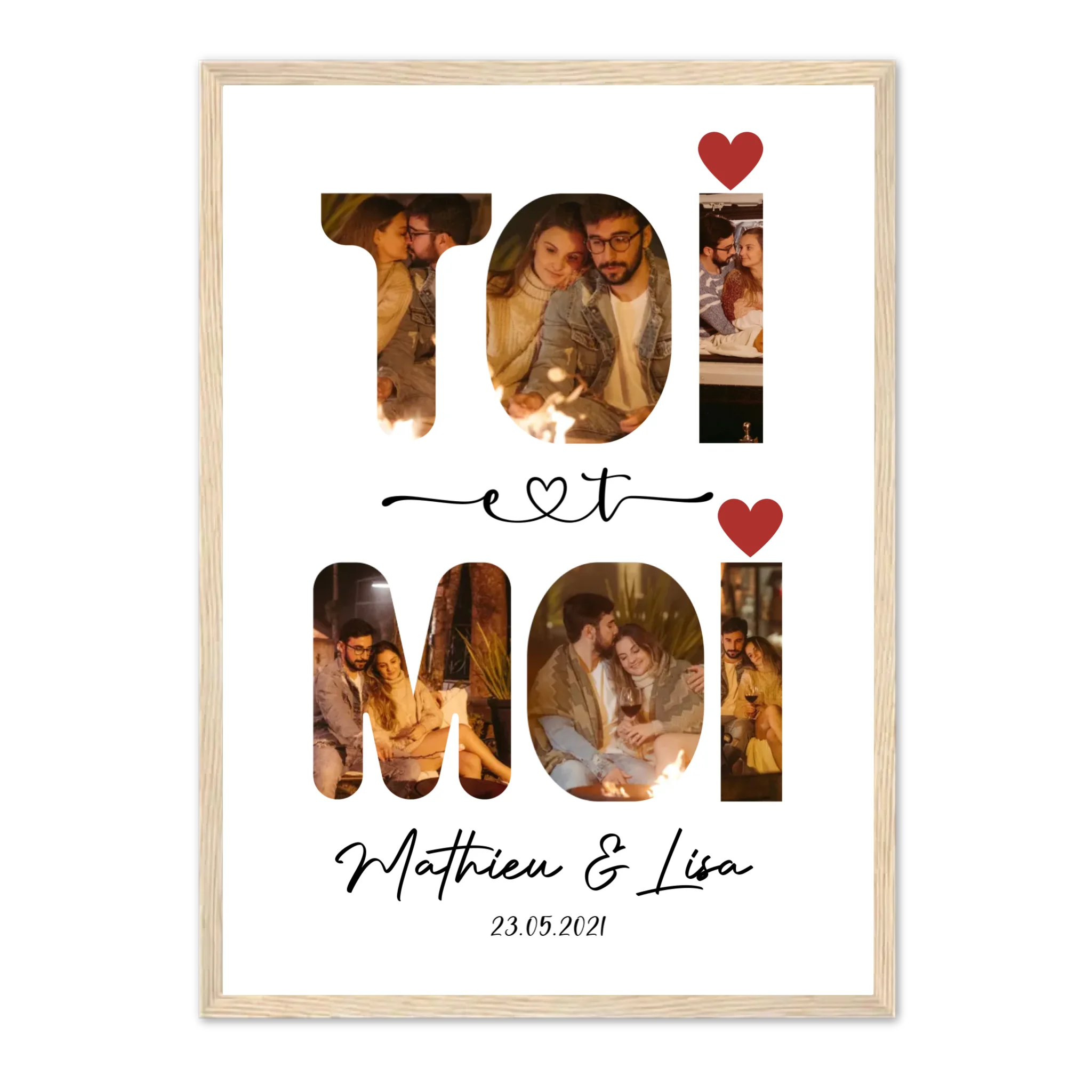 Toi & Moi - Affiche personnalisée
