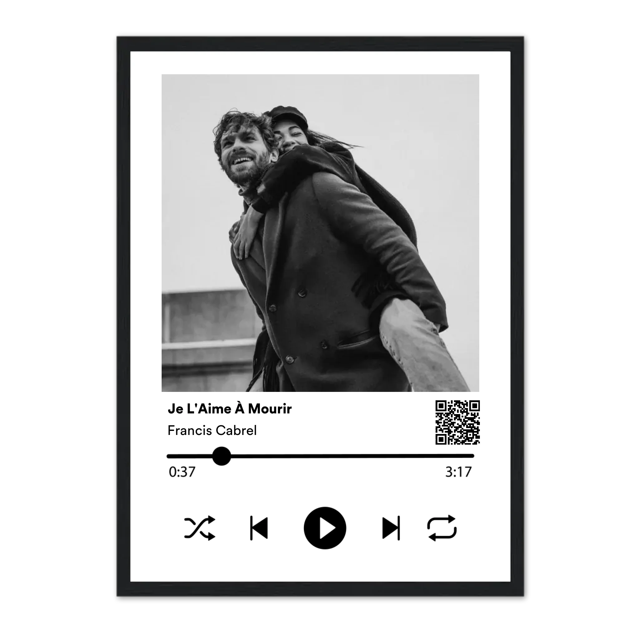 Album musique - Affiche personnalisée