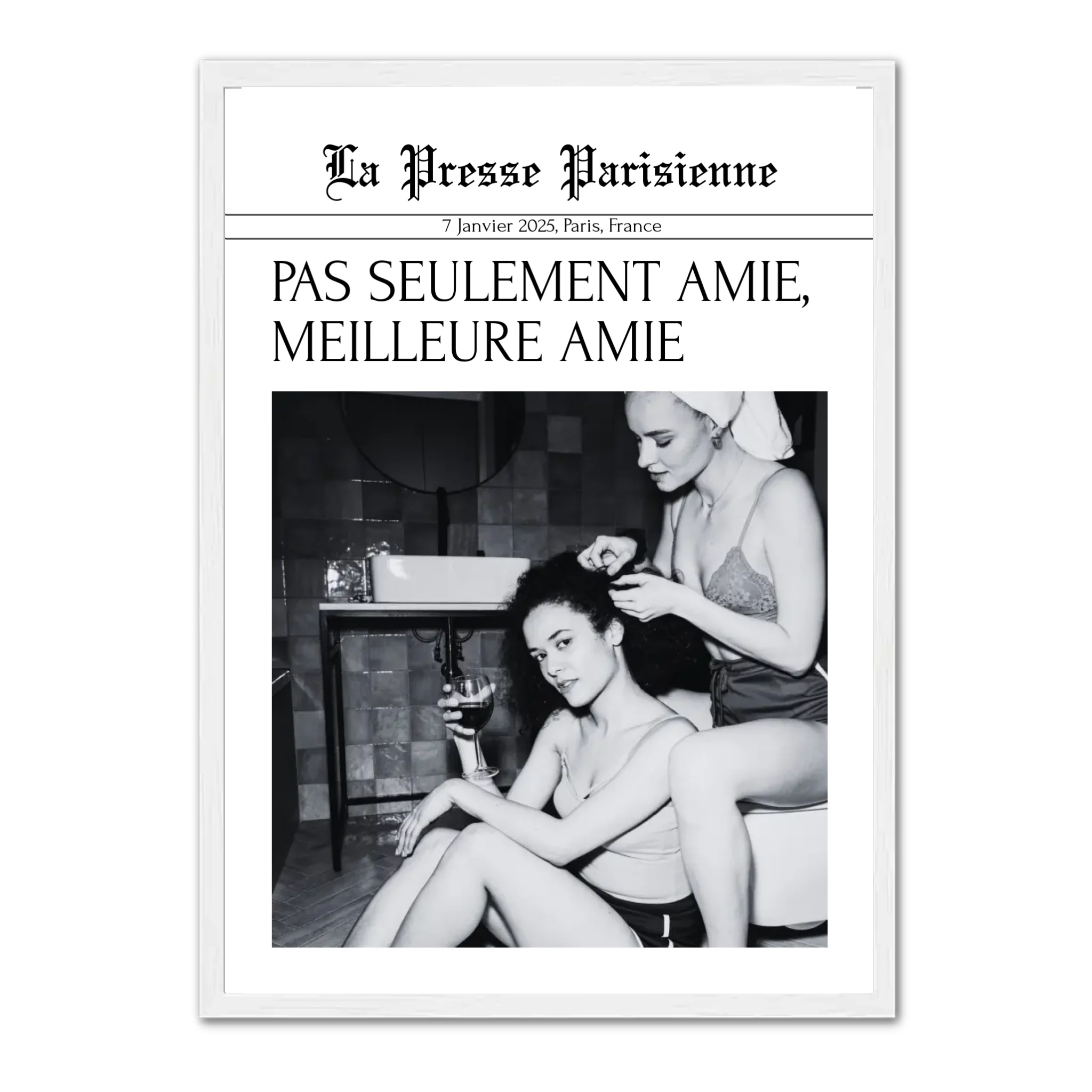 La Gazette - Affiche personnalisée