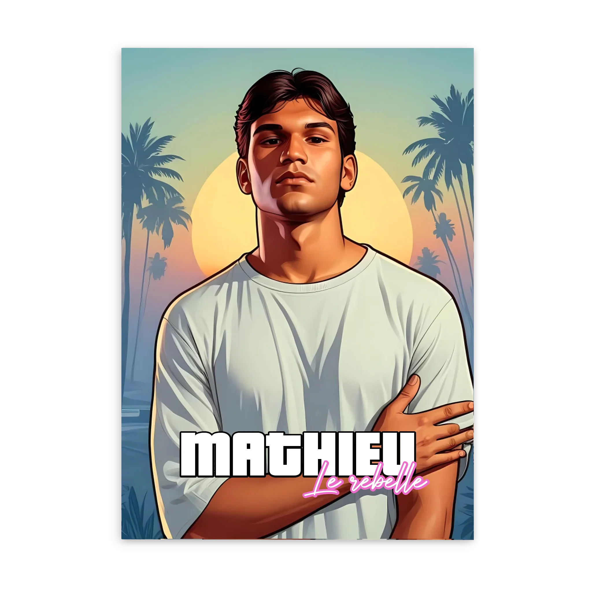 GTA Style - Affiche personnalisée  Jetaimeparis France