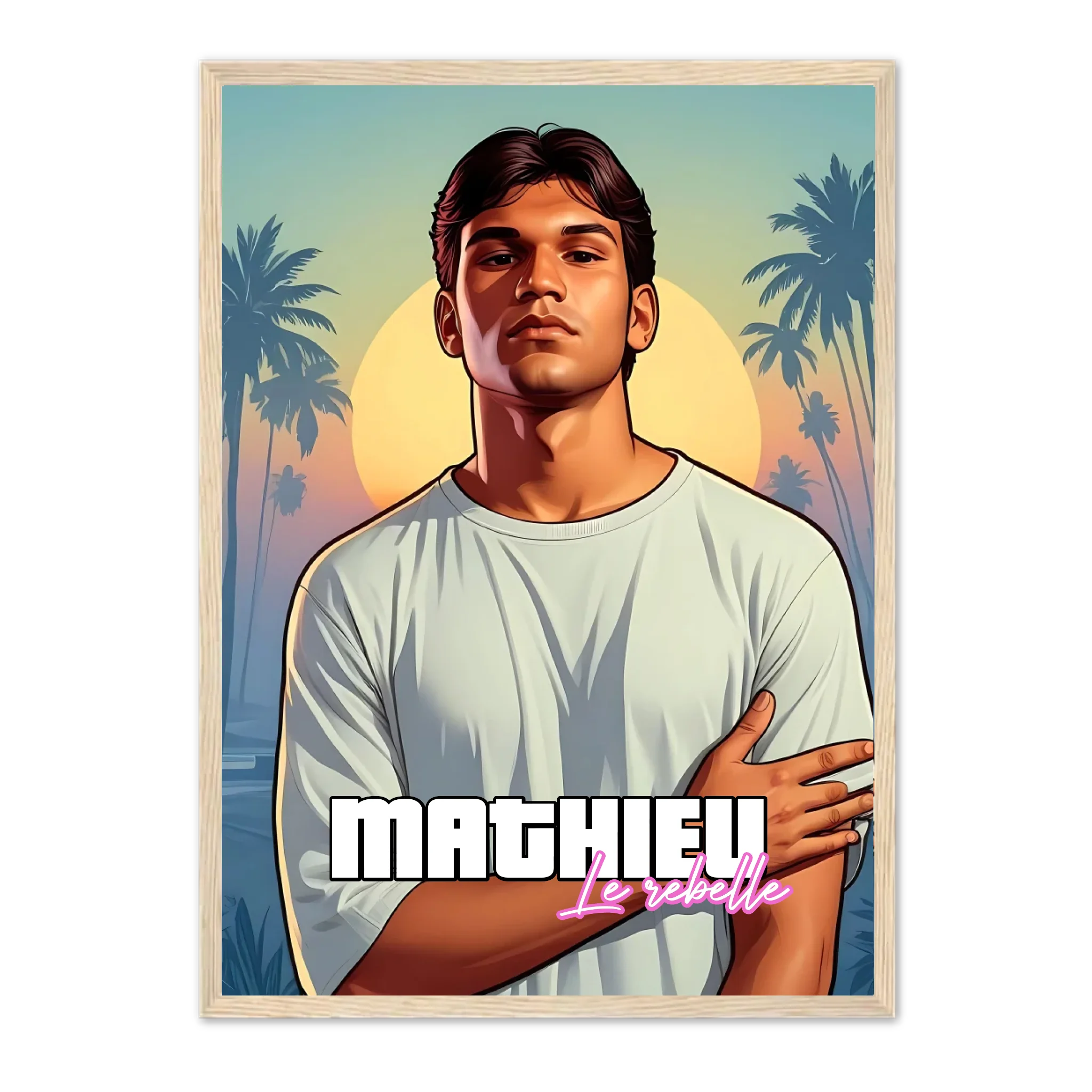 GTA Style - Affiche personnalisée  Jetaimeparis France