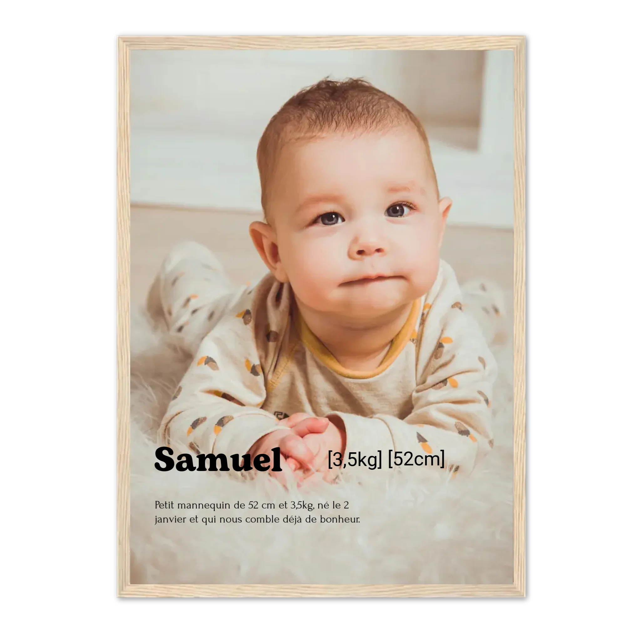 Naissance définition - Affiche personnalisée  Jetaimeparis France