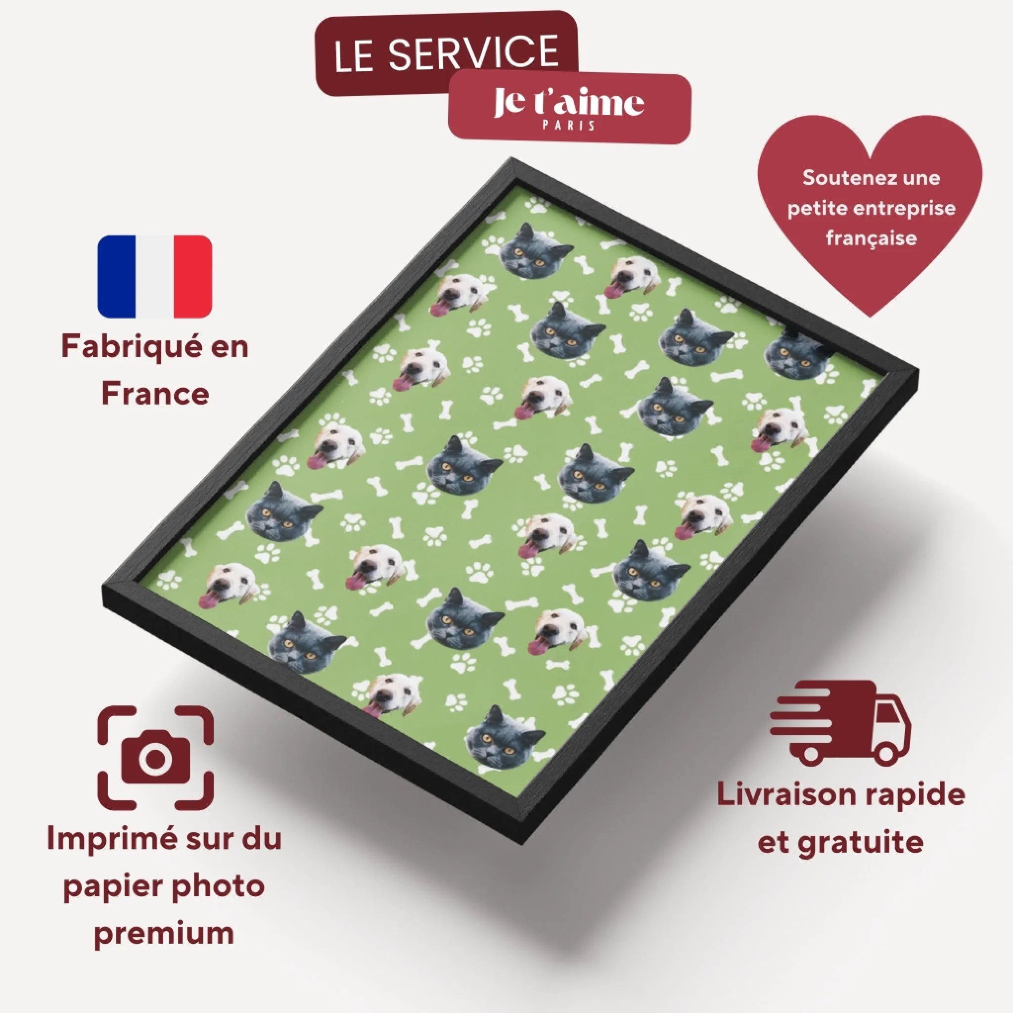 Mosaïque compagnon- Affiche personnalisée