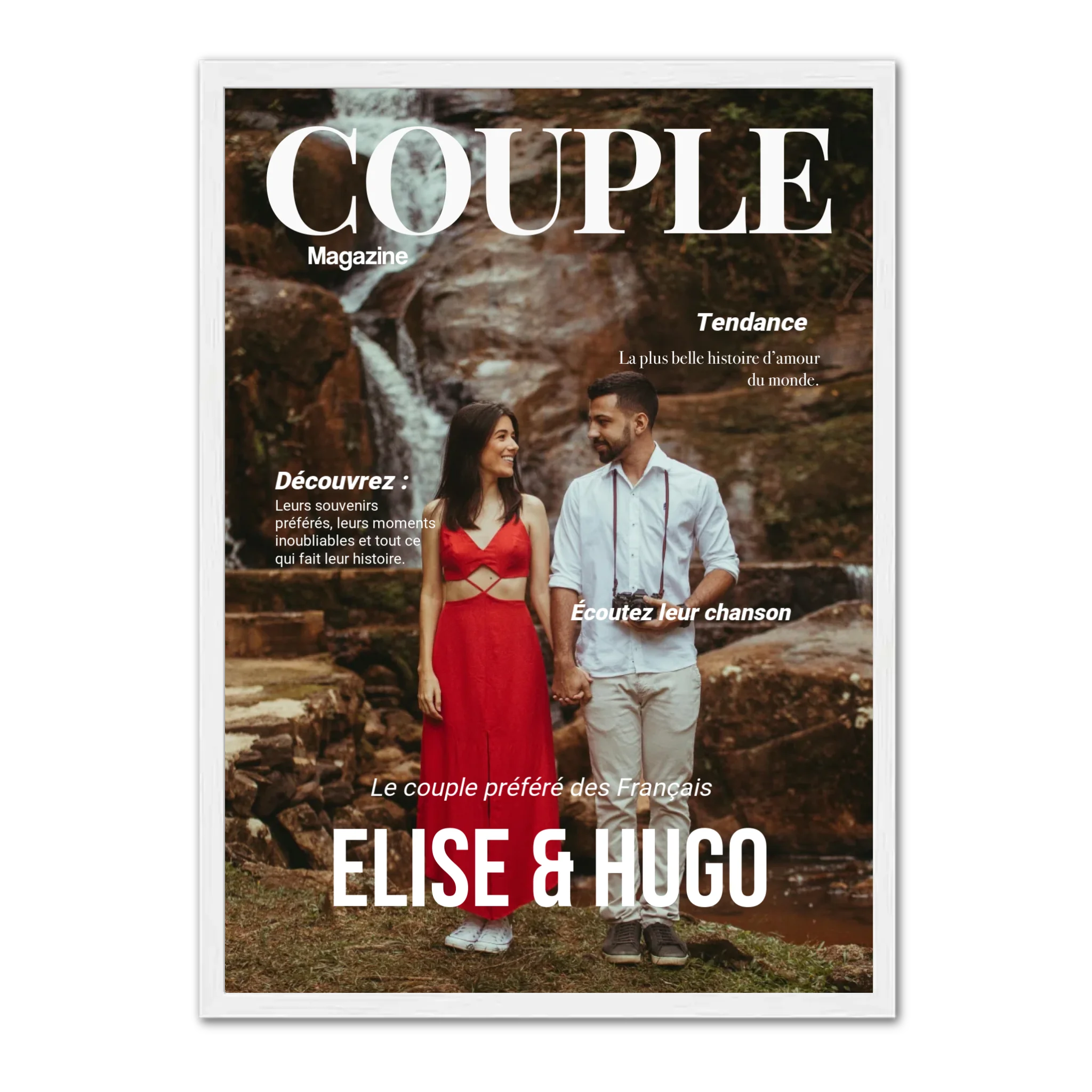 COUPLE Magazine - Affiche personnalisée