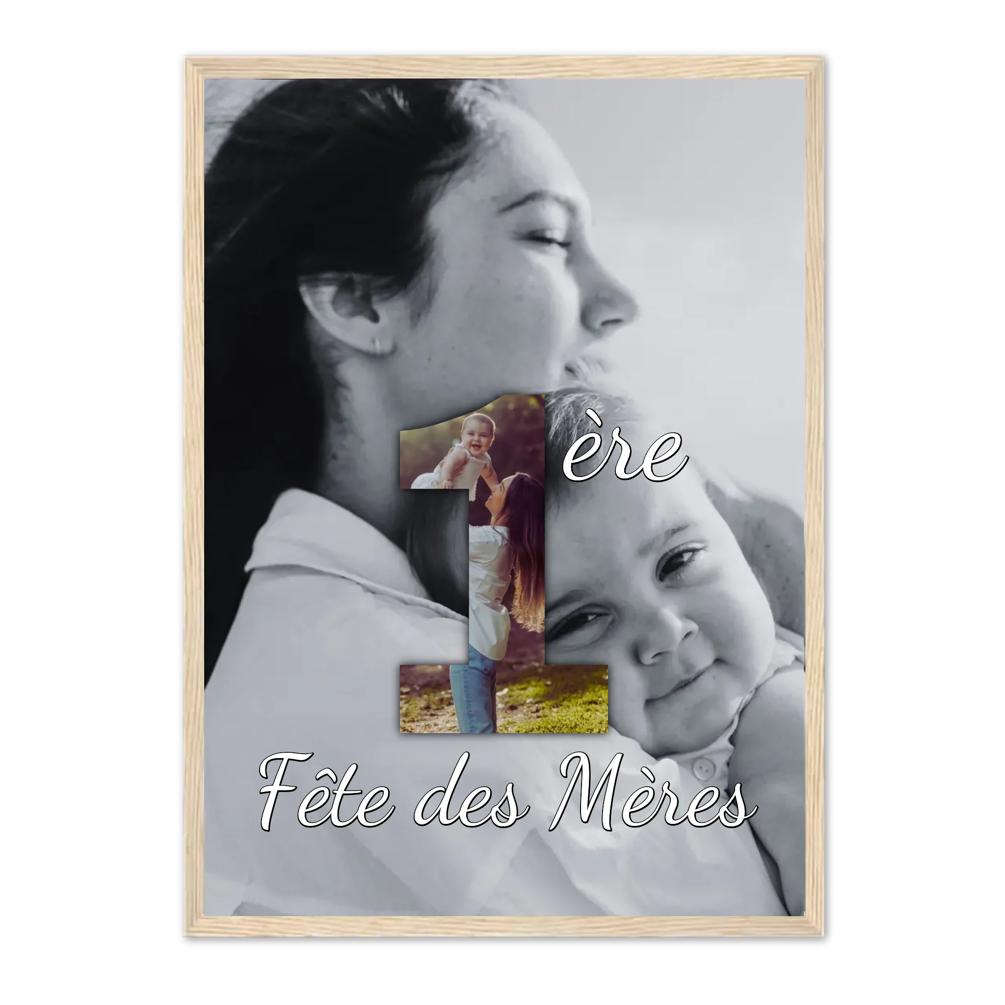 1ère fête des mères - Affiche personnalisée