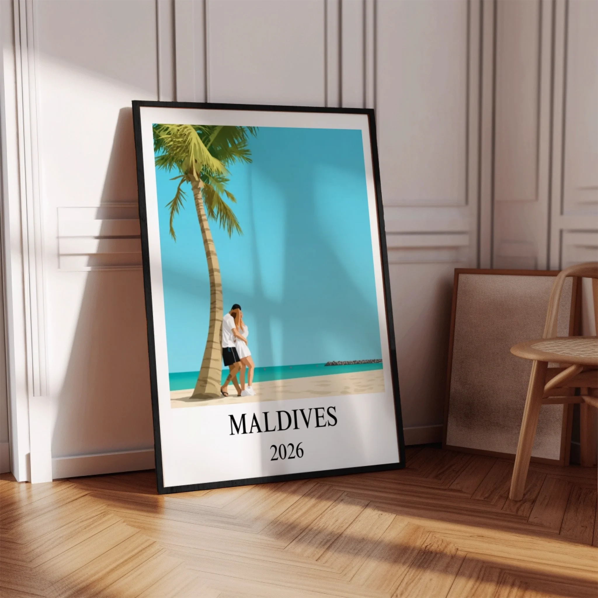 Vacances - Affiche personnalisée