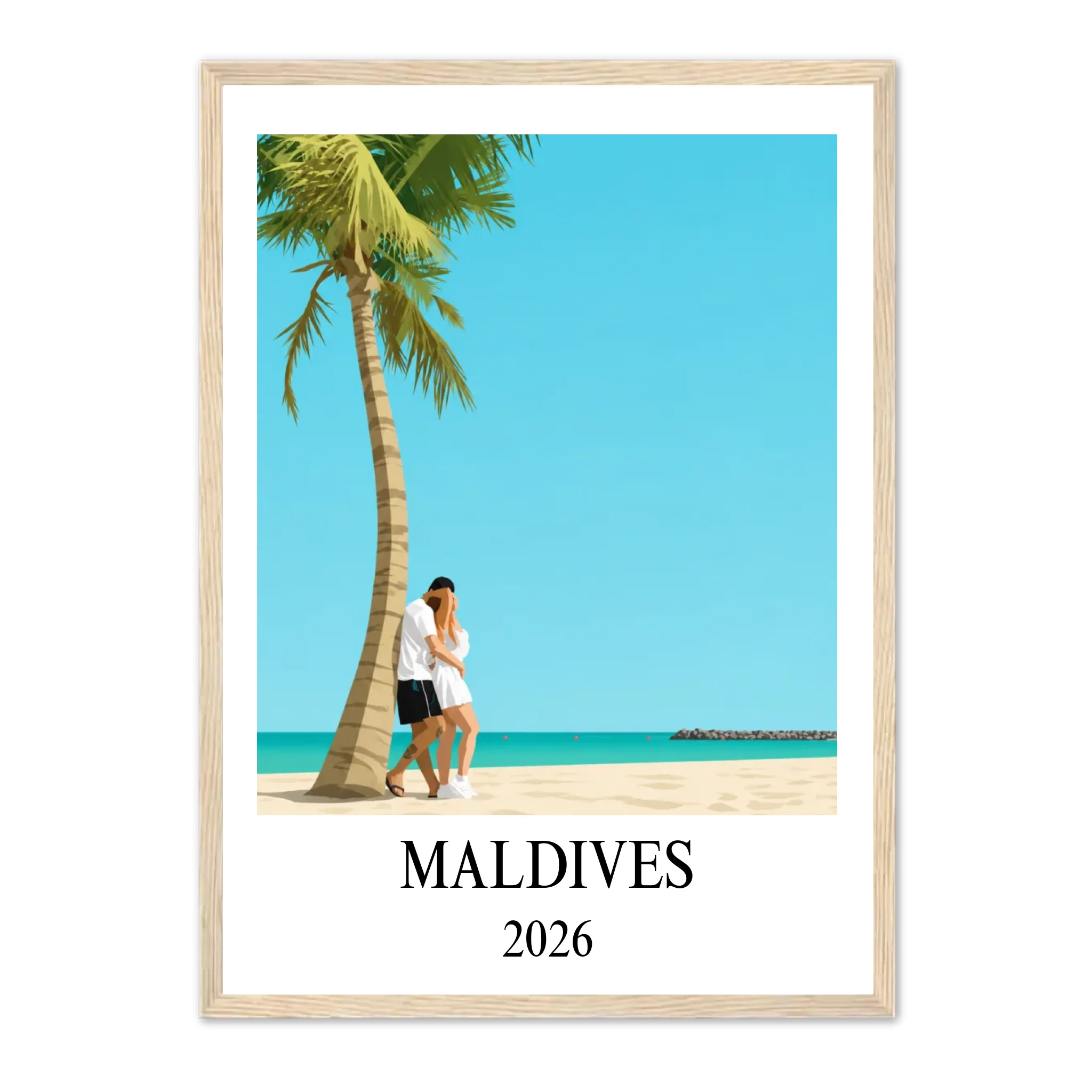 Vacances - Affiche personnalisée