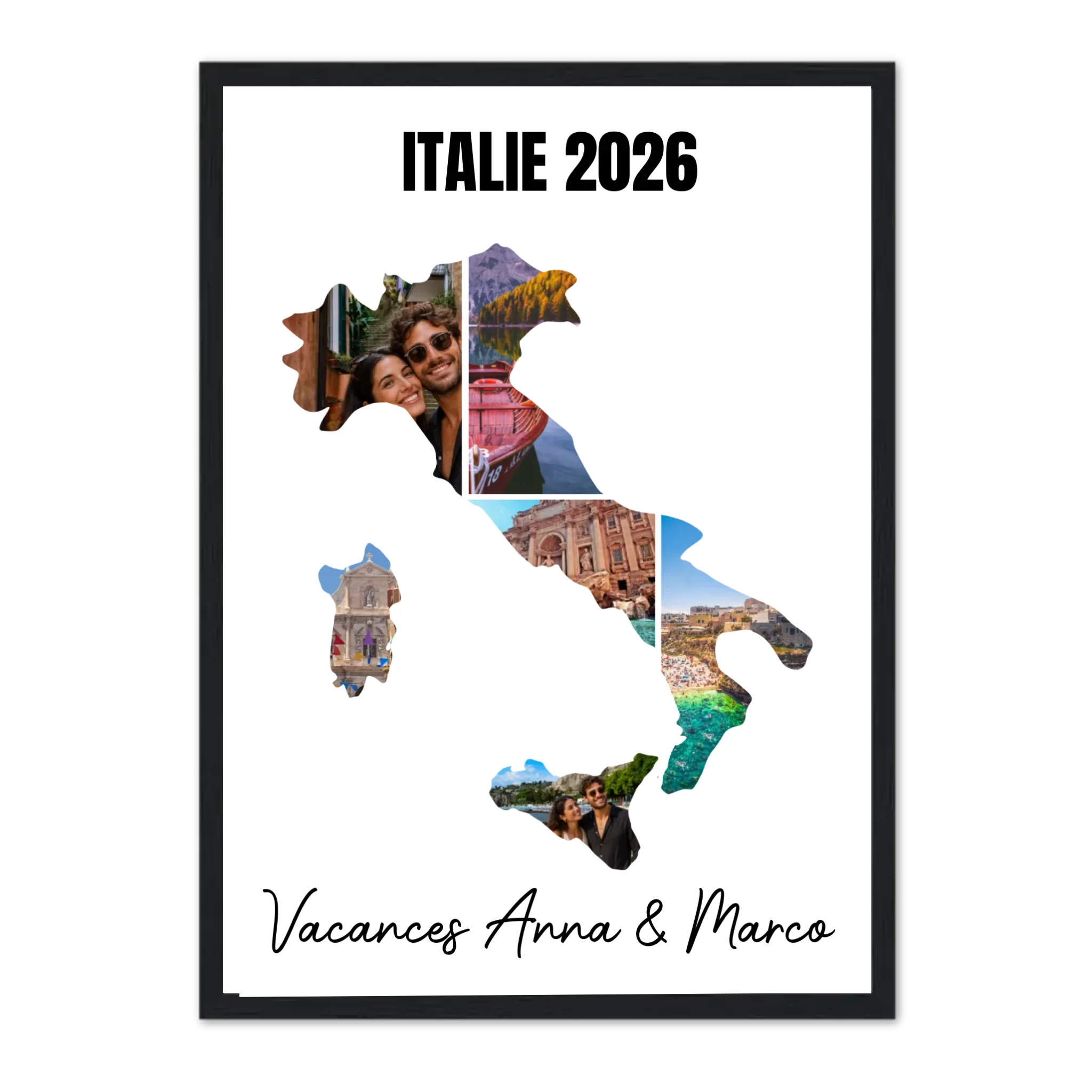 Vacances Italie - Affiche personnalisée