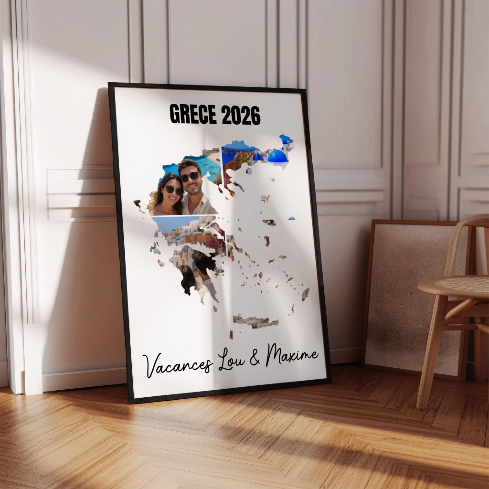 Vacances Grèce - Affiche personnalisée