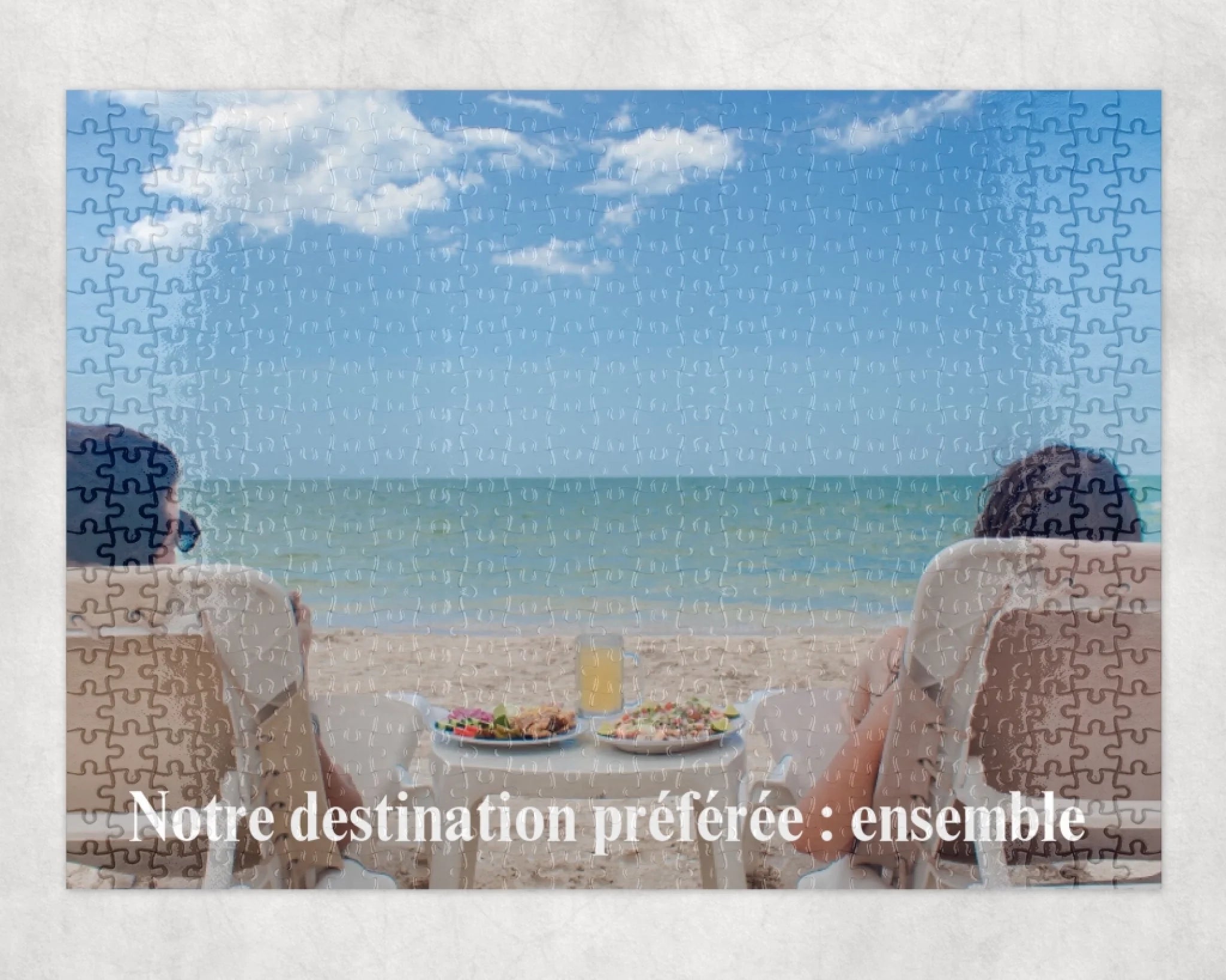 Vacances - Puzzle personnalisé