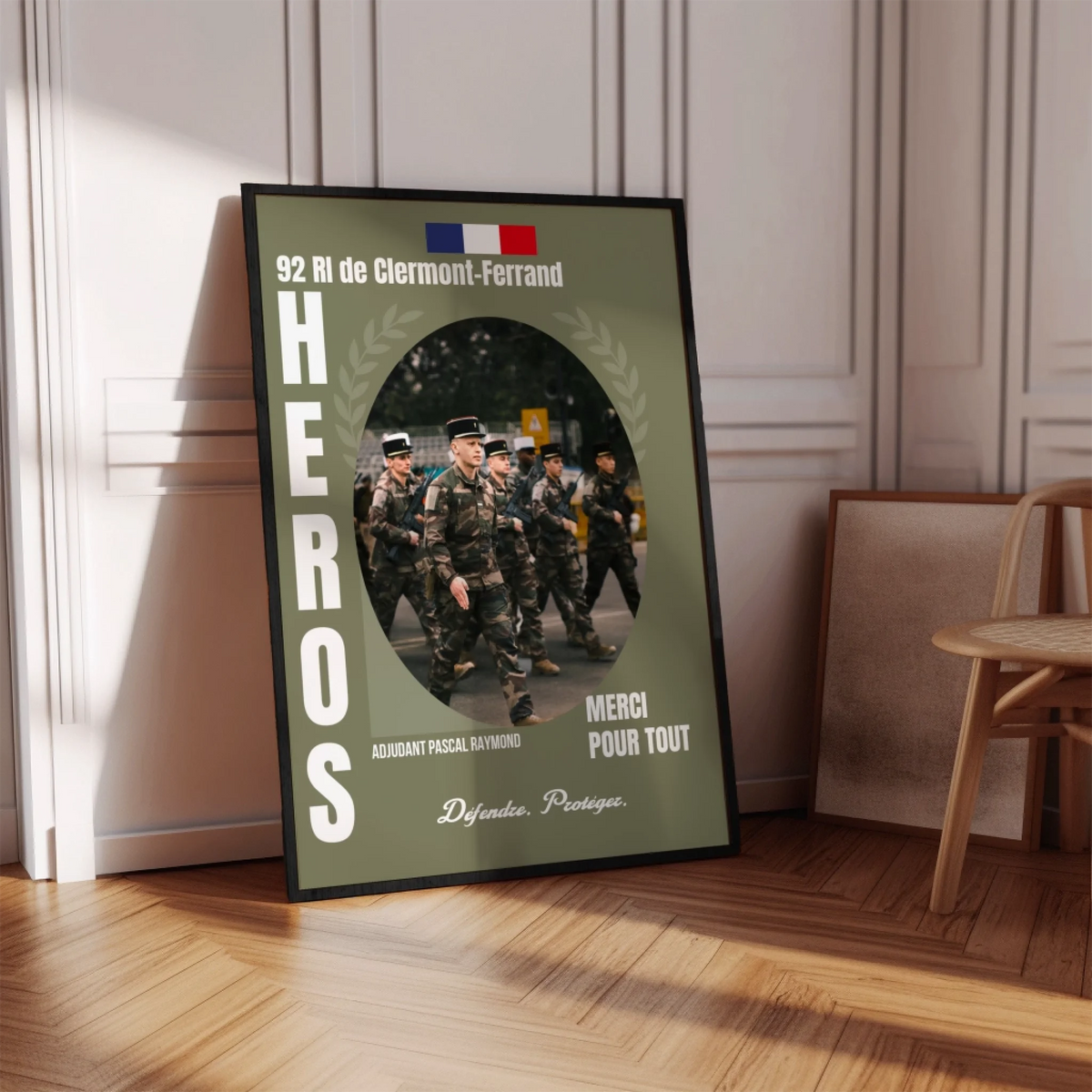 Métiers Militaires - Affiche personnalisée
