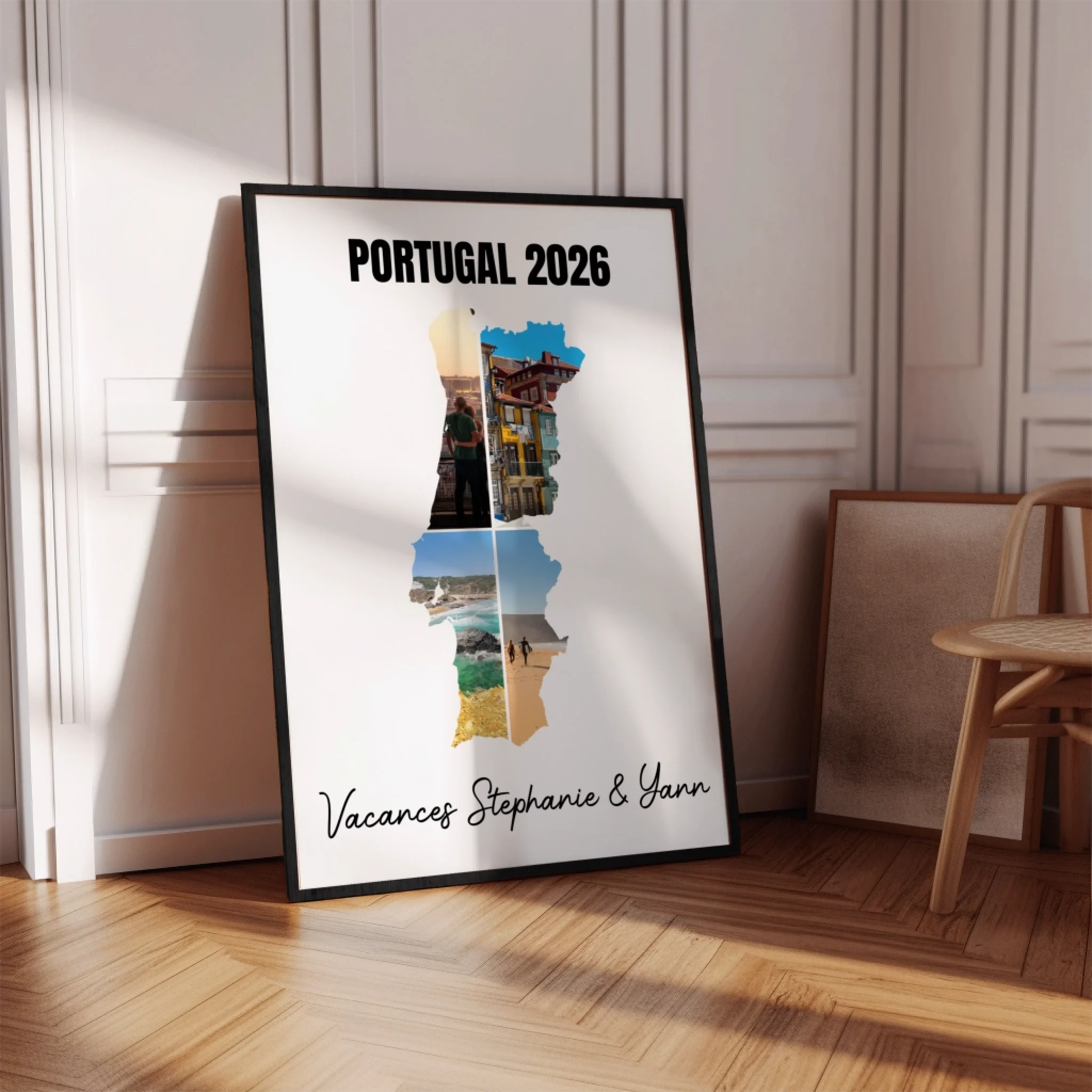 Vacances Portugal - Affiche personnalisée