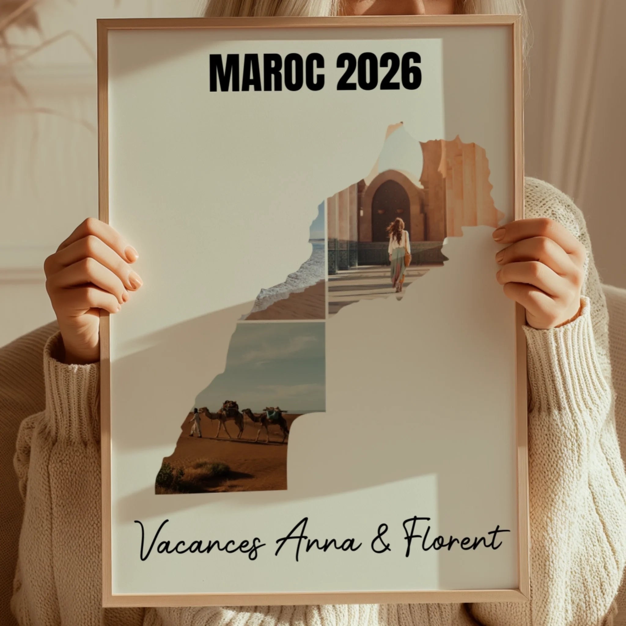 Vacances Maroc - Affiche personnalisée
