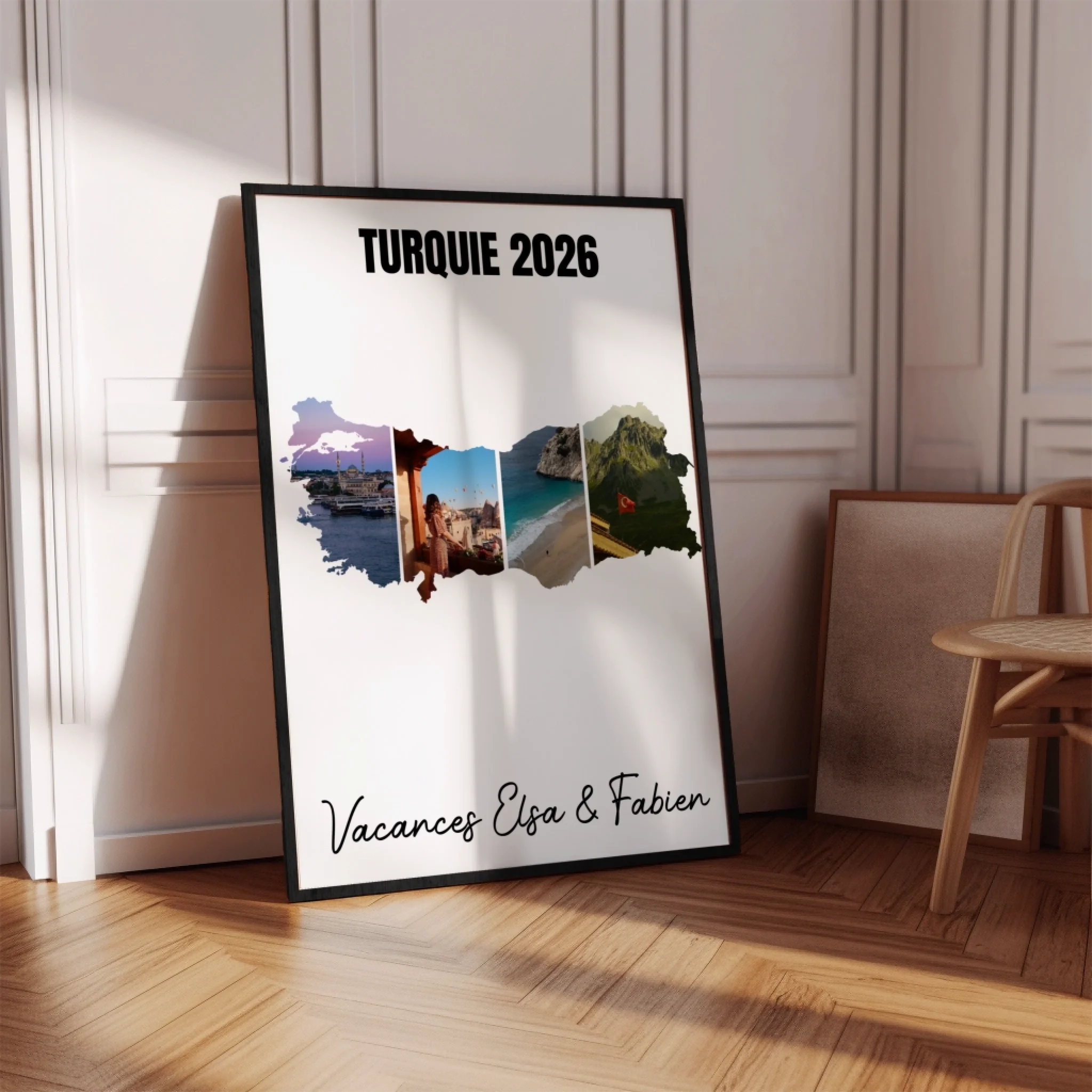 Vacances Turquie - Affiche personnalisée