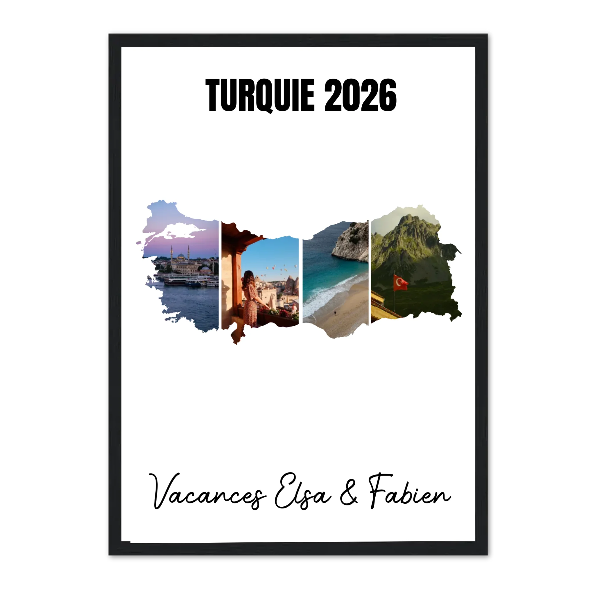 Vacances Turquie - Affiche personnalisée