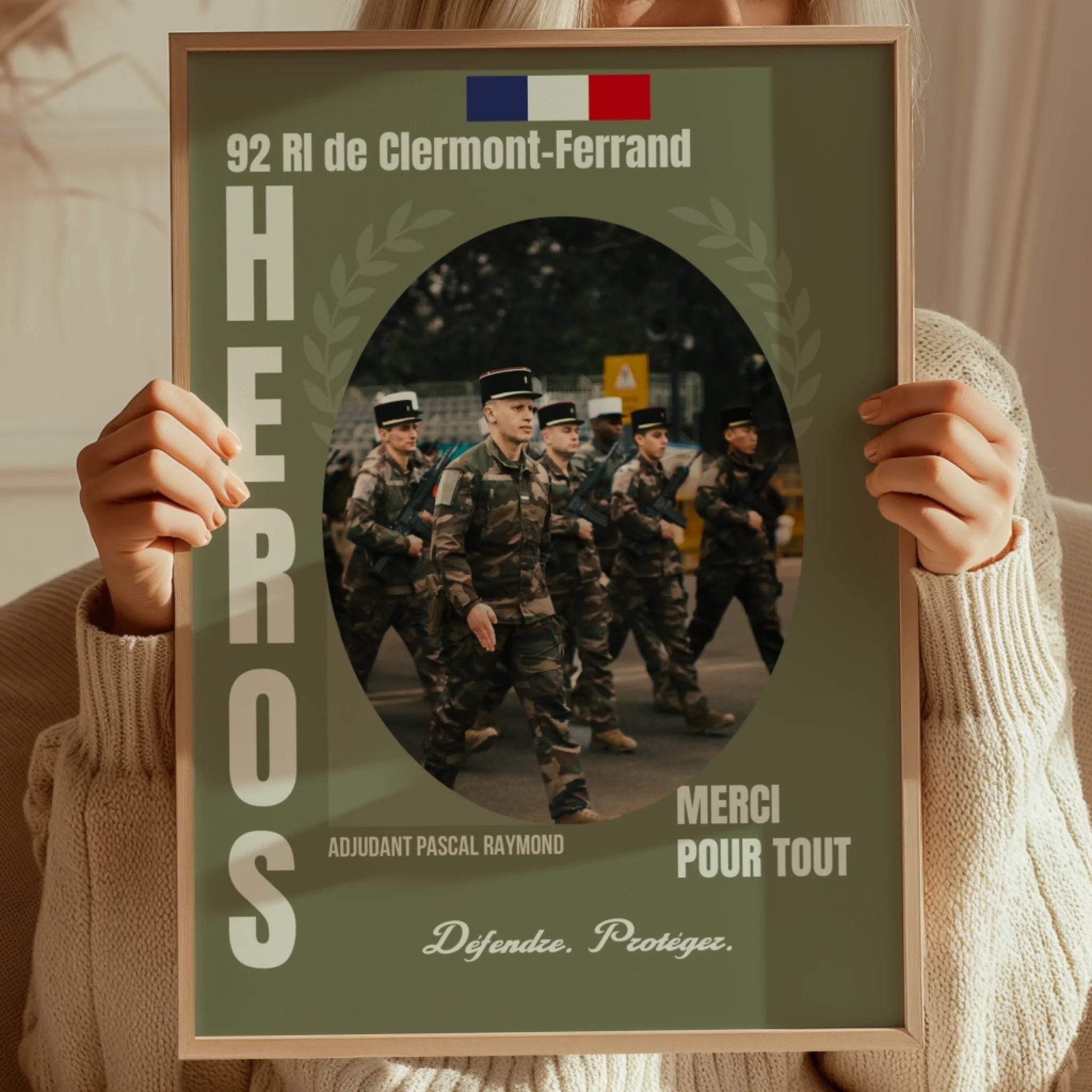 Métiers Militaires - Affiche personnalisée