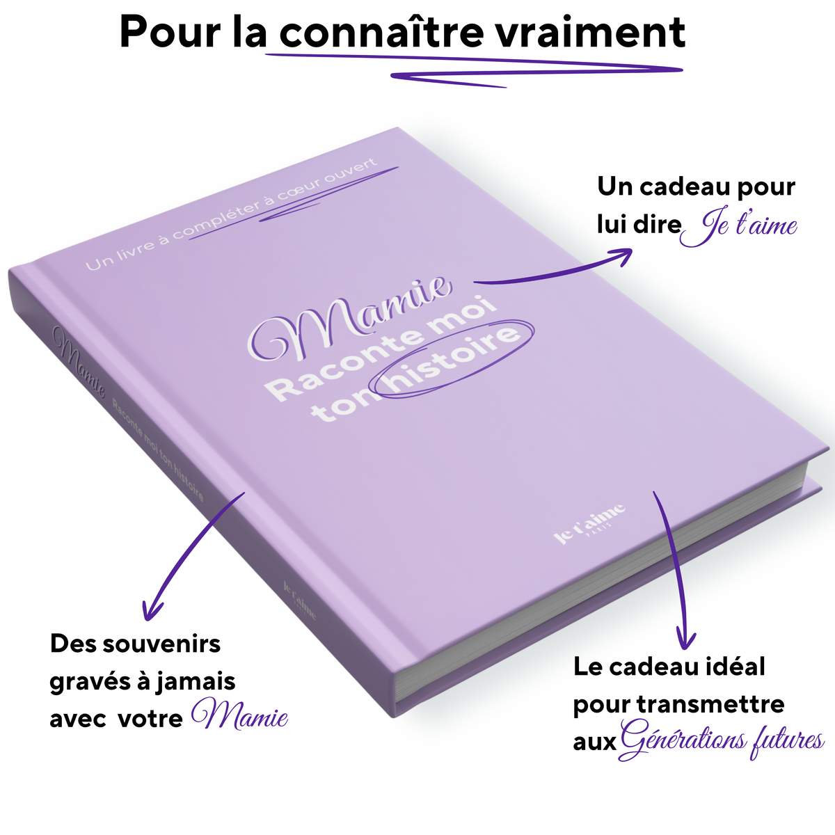 Raconte-moi ton histoire - Livre  Jetaimeparis France