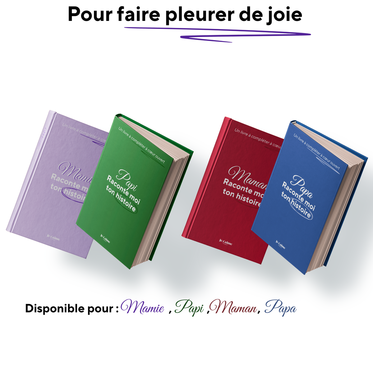 Raconte-moi ton histoire - Livre  Jetaimeparis France