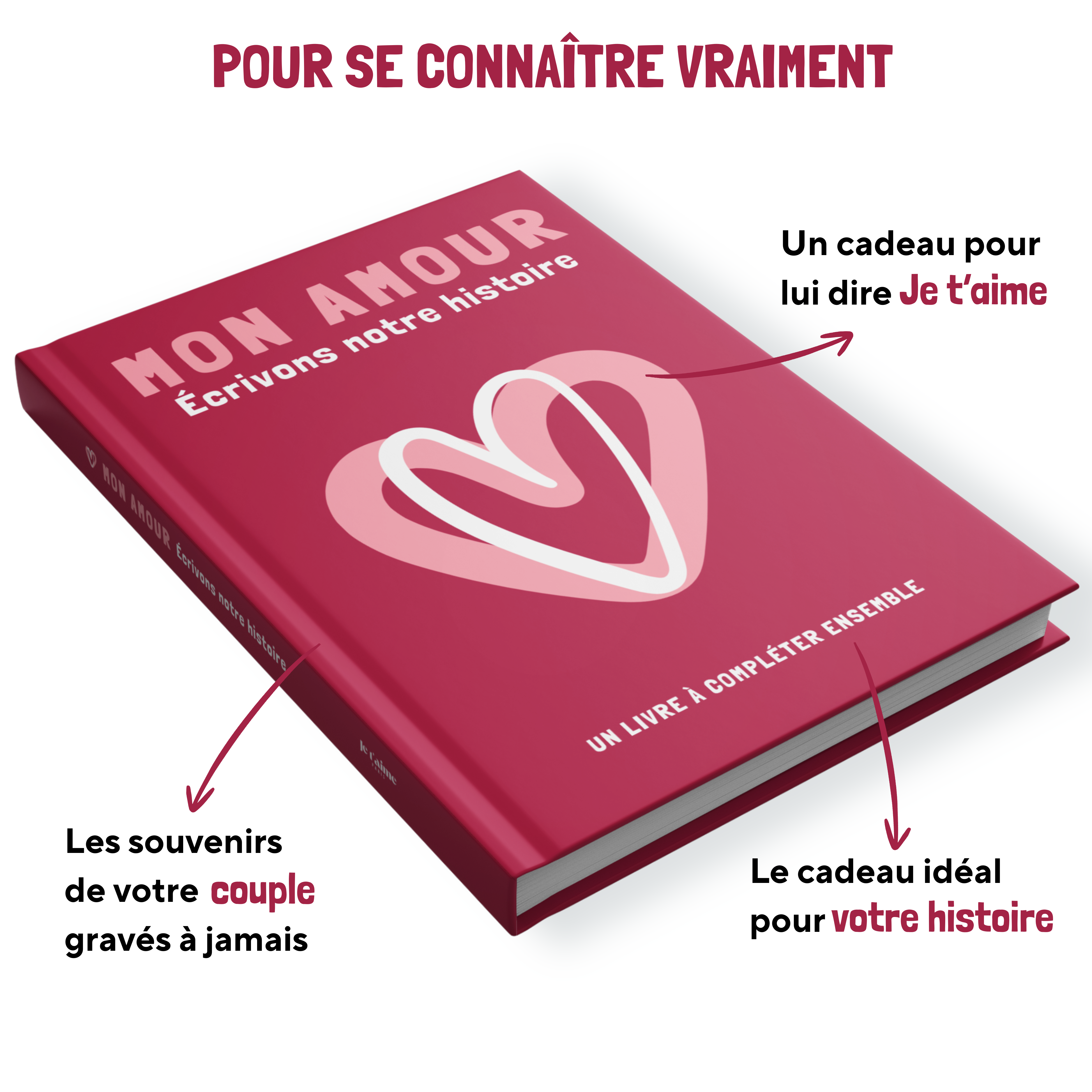 Mon amour, écrivons notre histoire - Livre rigide  Jetaimeparis France