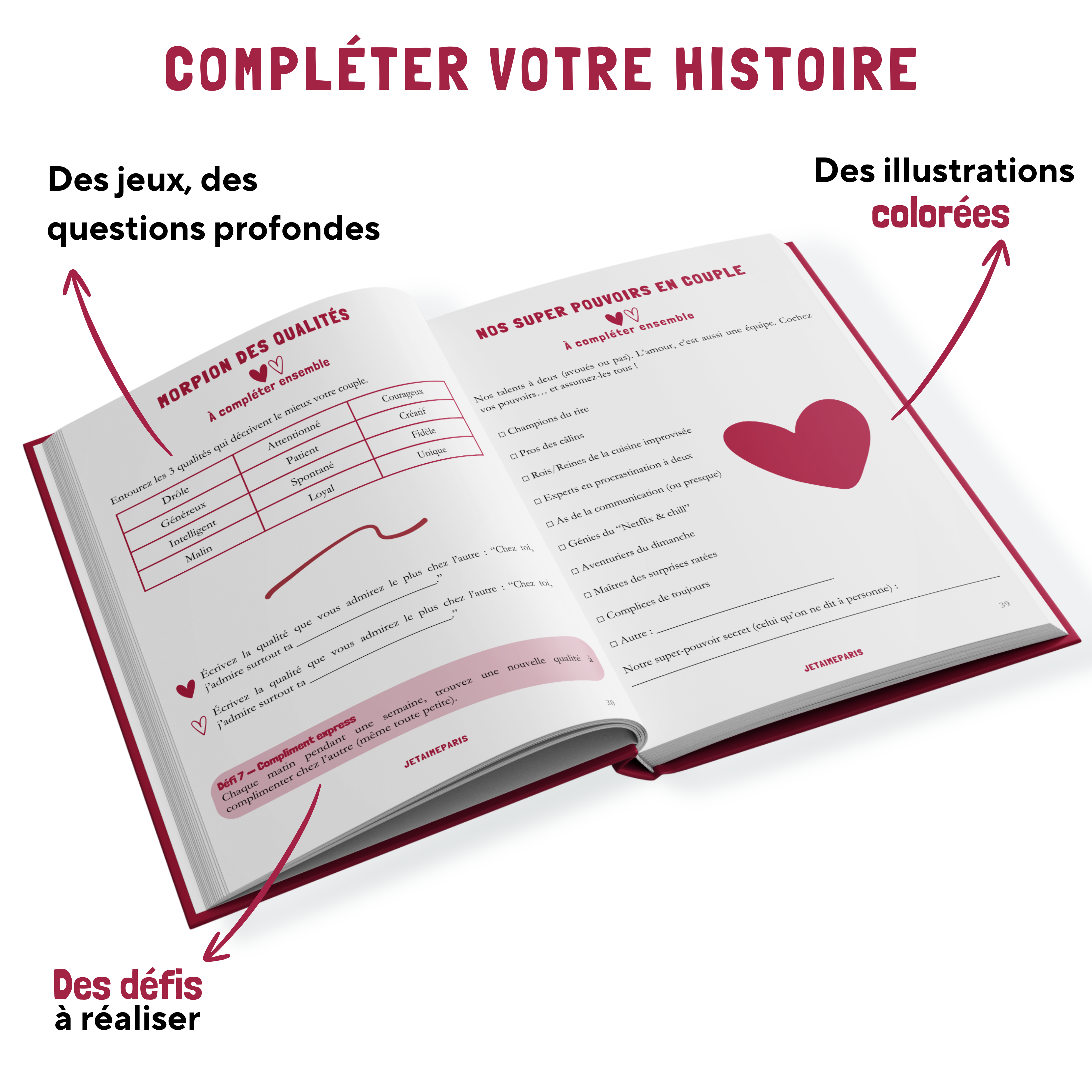 Mon amour, écrivons notre histoire - Livre rigide