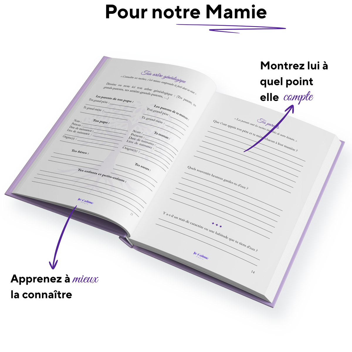 Raconte-moi ton histoire - Livre  Jetaimeparis France
