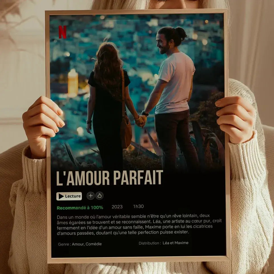 Netflix Couple - Affiche personnalisée   Product vendor