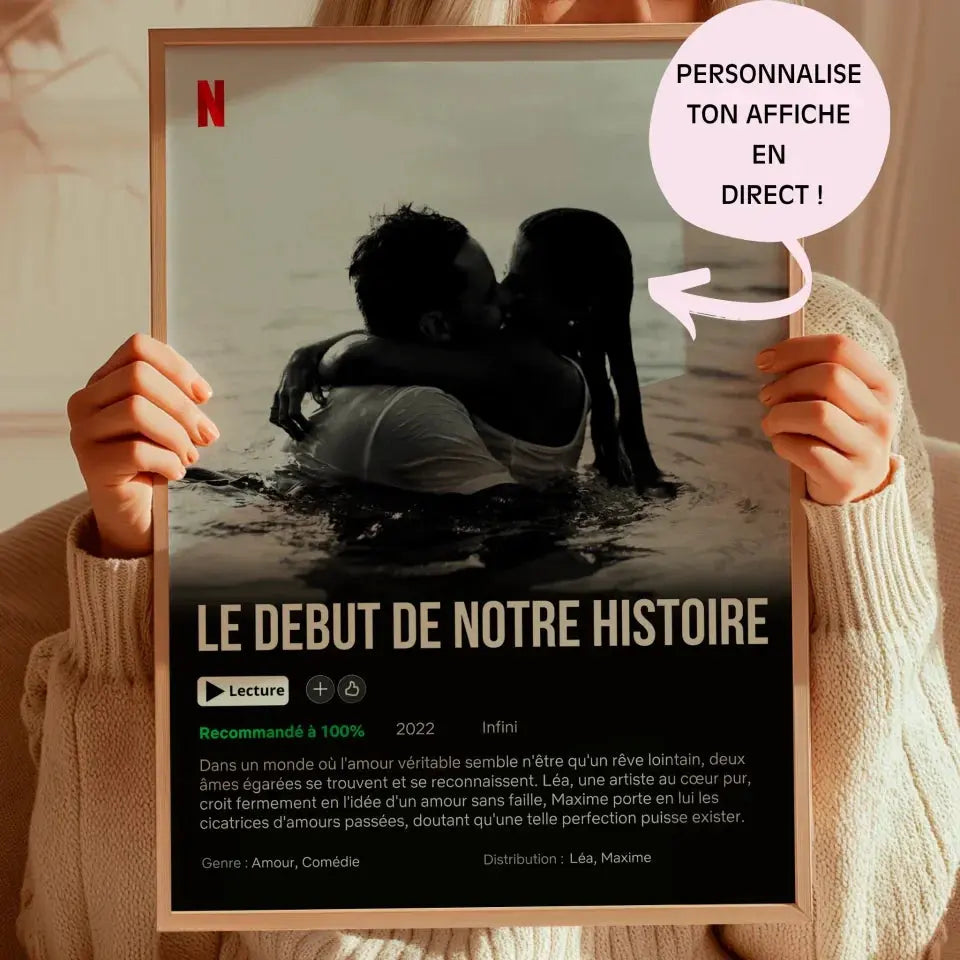 Netflix Couple - Affiche personnalisée   Product vendor