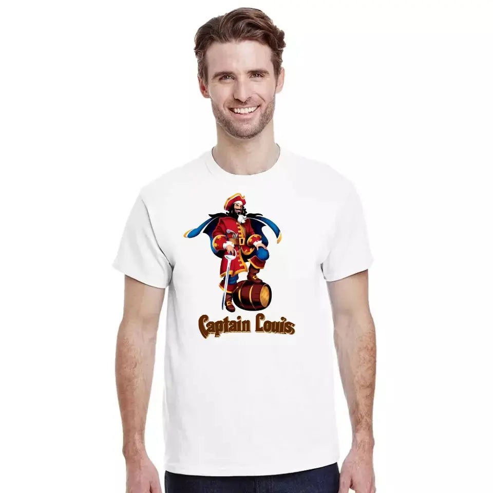 Tee-Shirt Captain Morgan personnalisé Gelato Tee-Shirt-Blanc-3XL