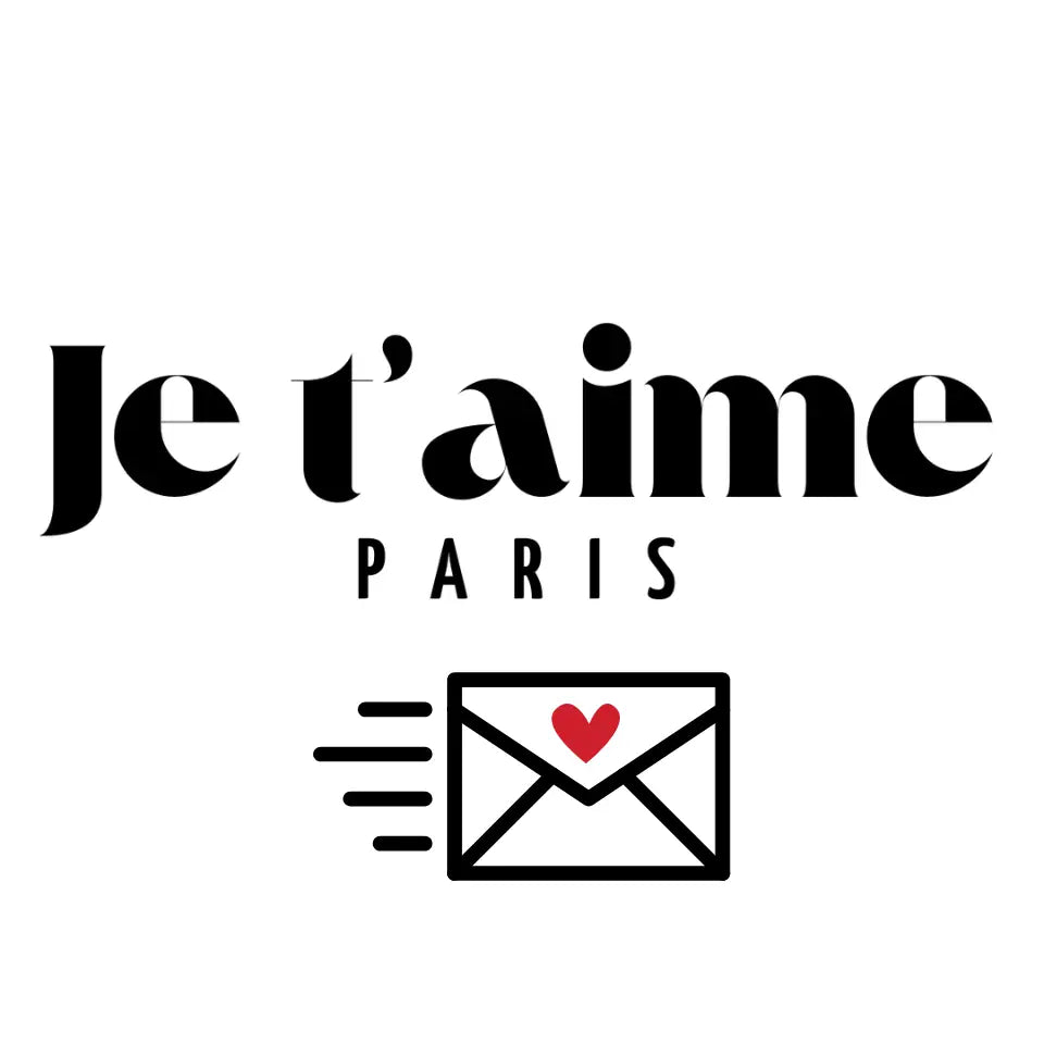 Version numérique (envoyée par mail sous 24h) Jetaimeparis